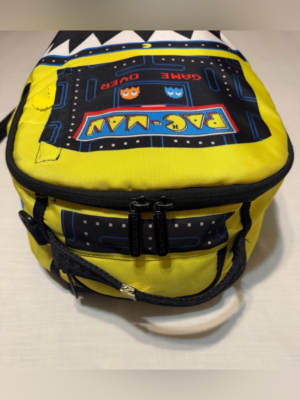 Sprayground Pac-Man Arcade Yellow & Black Backpack - Picture 8 of 16
